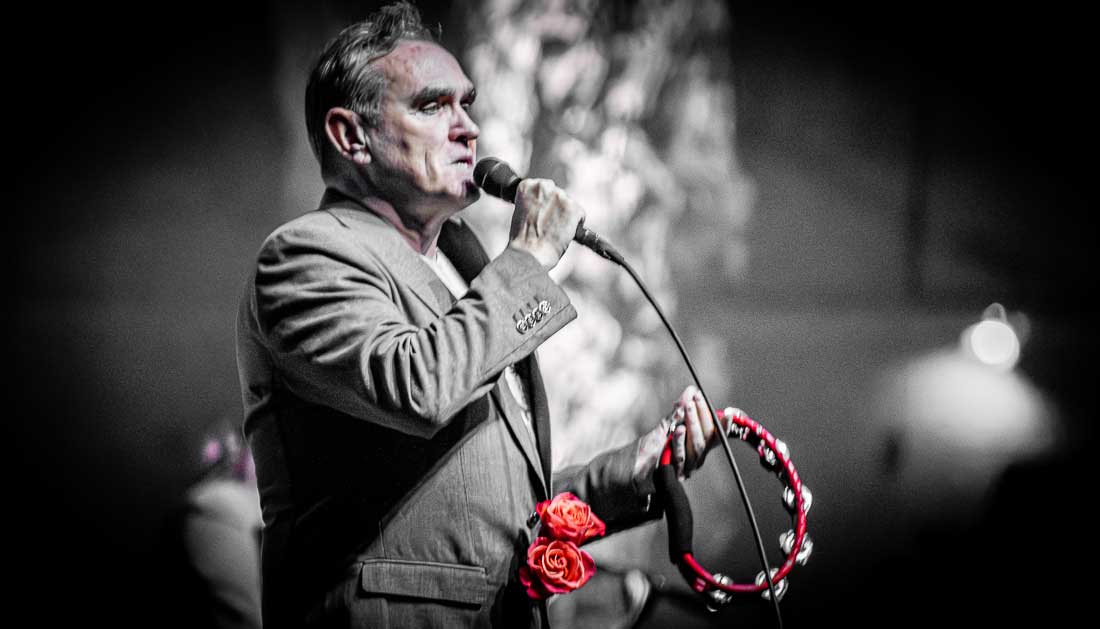 Morrissey performing in Dallas, TX