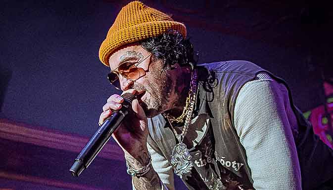 Yelawolf performing at The Rave in Milwaukee, WI